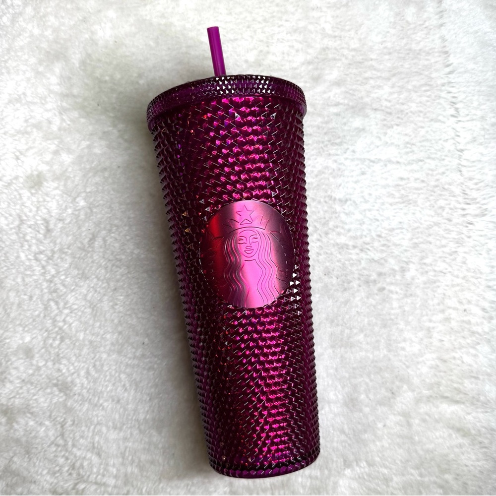 Starbucks Pink Bling Berry Blast Studded Venti Tumbler
